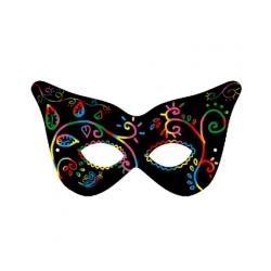 Loup papillon en carte à gratter