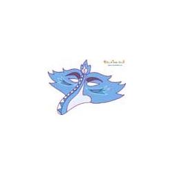 Masque oiseau bleu vintage