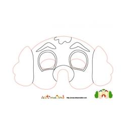 Coloriage de masques