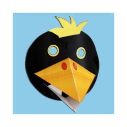 Bricolage d'un masque de corbeau en 3 D
