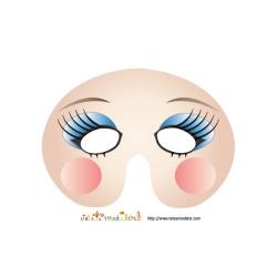 Masque de personnage : fille