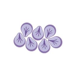 Modèle des pétales pour le masque de fleur