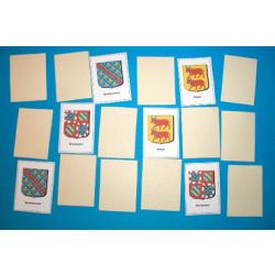 Fabriquer un jeu de mémoire sur les blasons des régions
