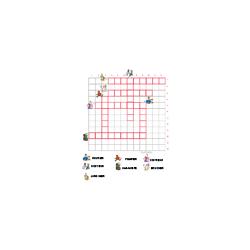 Mots croisés à images sur les métiers grille 1