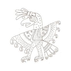oiseau art mexicain