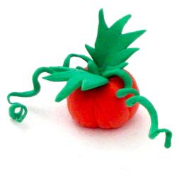 ?Une citrouille en pâte à modeler | Tuto Halloween | Tête à modeler