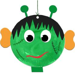 Monstre vert en assiette