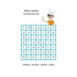 Jeux de mots cachés : lecture de mots