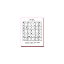 Jeu de mots cachés des noms des plats