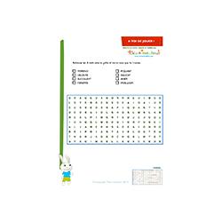 vocabulaire du goût grille 8