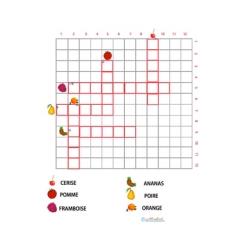 Mots croisés sur les fruits