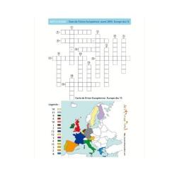 jeu de mots croisés Europe