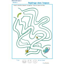 Exercice 5 : repérage dans l'espace labyrinthe 5