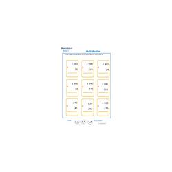 Multiplications niveau 3 cycle 3 