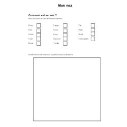 Activité d'observation du nez pour les enfants