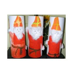 Fabriquer un saint Nicolas barbe blanche