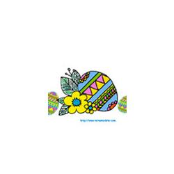 Image Paques a imprimer : image oeuf de Paques 12