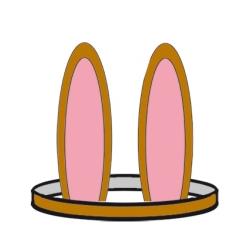 Oreilles de lapin en couleur à imprimer