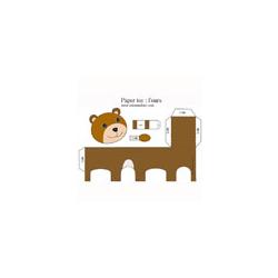 imprimer le paper toy Ours