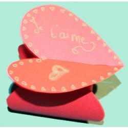 Pochette coeur saint Valentin