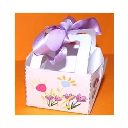 Panier fleurs à imprimer