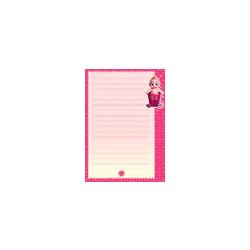 Papier a lettre fille avec bebe