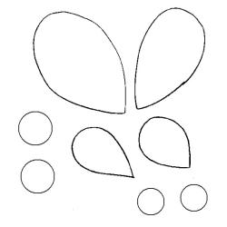 Motifs pour aile de papillon - mobile
