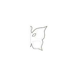 Gabarit Masque de papillon