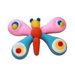 Papillon à gros yeux en pâte à modeler