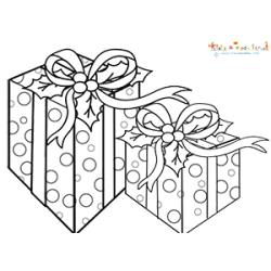 Deux paquets cadeaux