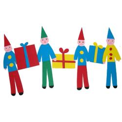 Fabriquer une Frise de lutins du Père Noël
