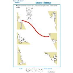Exercice de logique : puzzle 10 assembler deux parties d'une image