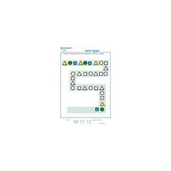 Suite logique pour les enfants de PS maternelle exercice 
