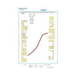 Exercice de logique : puzzle 4 assembler deux parties d'une image