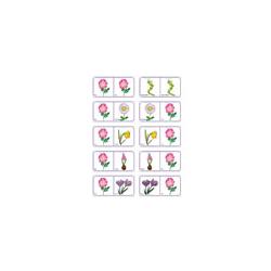 Dominos fleurs à imprimer - imprimer la planche 11