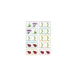 Planche de fleurs N°17 pour fabriquer un jeu dominos