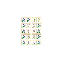 Dominos des fleurs - planche 3