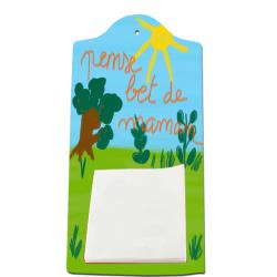 Planchette mémo décorée