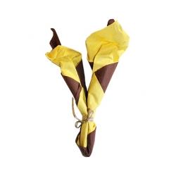 Pliage serviette : chandelle droite