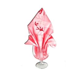 Pliage serviette en chandelle de Noël