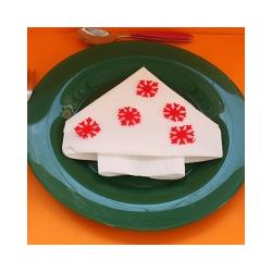 Pliage serviettes de Noël