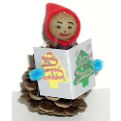 Lutin en pomme de pin