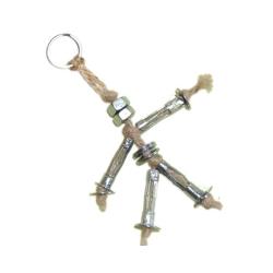 Porte clés bonhomme métallique