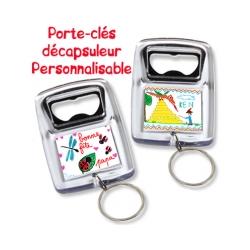 Porte-clés décapsuleur personnalisable
