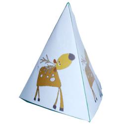 Renne en papier à coller