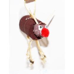 Petits rennes de Noël en décoration