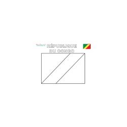 Coloriage du drapeau de la République du Congo