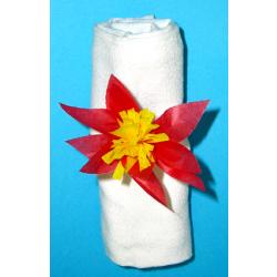 Fabriquer un rond de serviette fleur