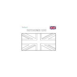 Coloriage du drapeau du Royaume-Uni