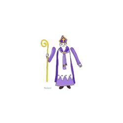 Grand modele de paper toy saint Nicolas